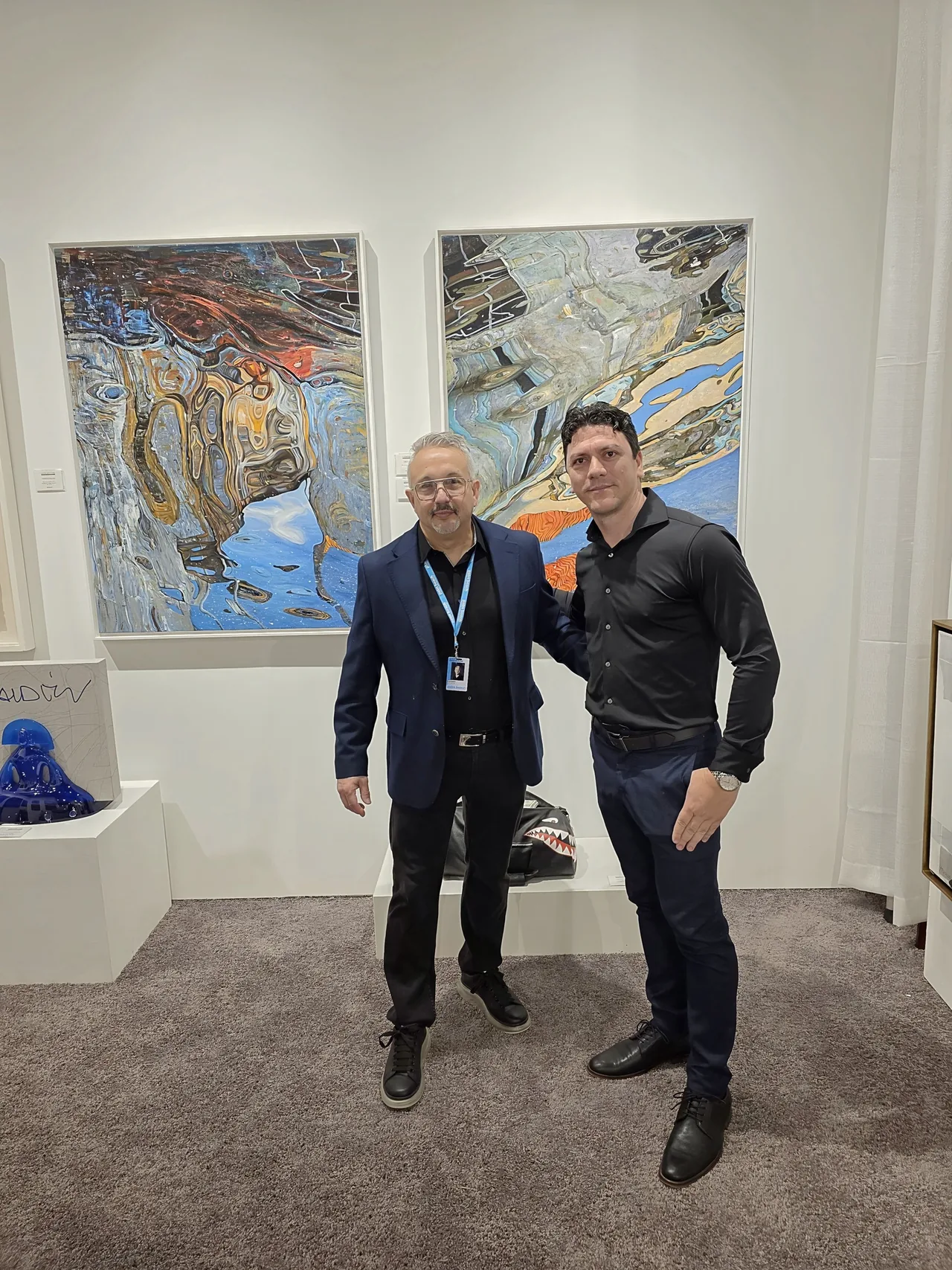 Luis Alberto Saldaña, with artists and colleagues, 2026