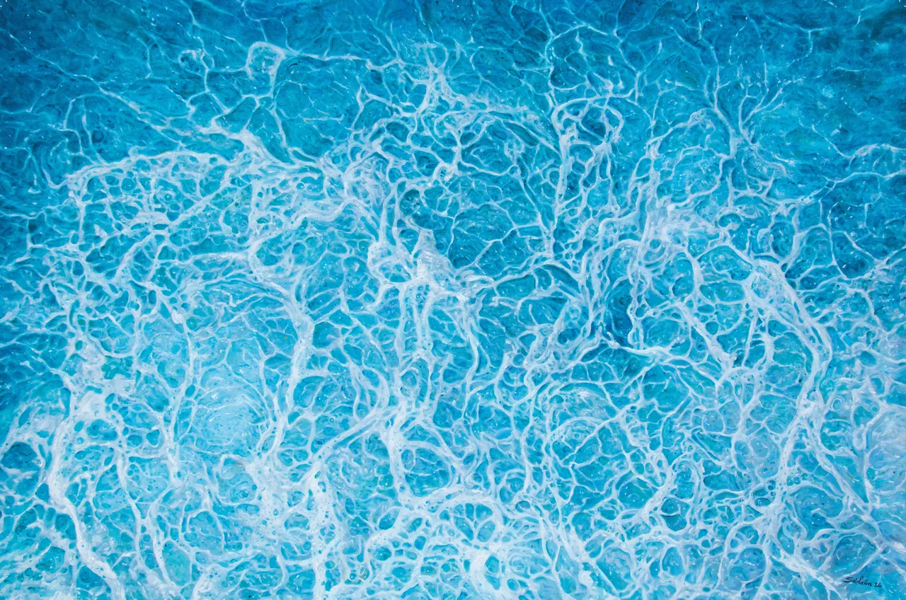 Resonance, 2026, oil on canvas — painting by Luis Alberto Saldaña