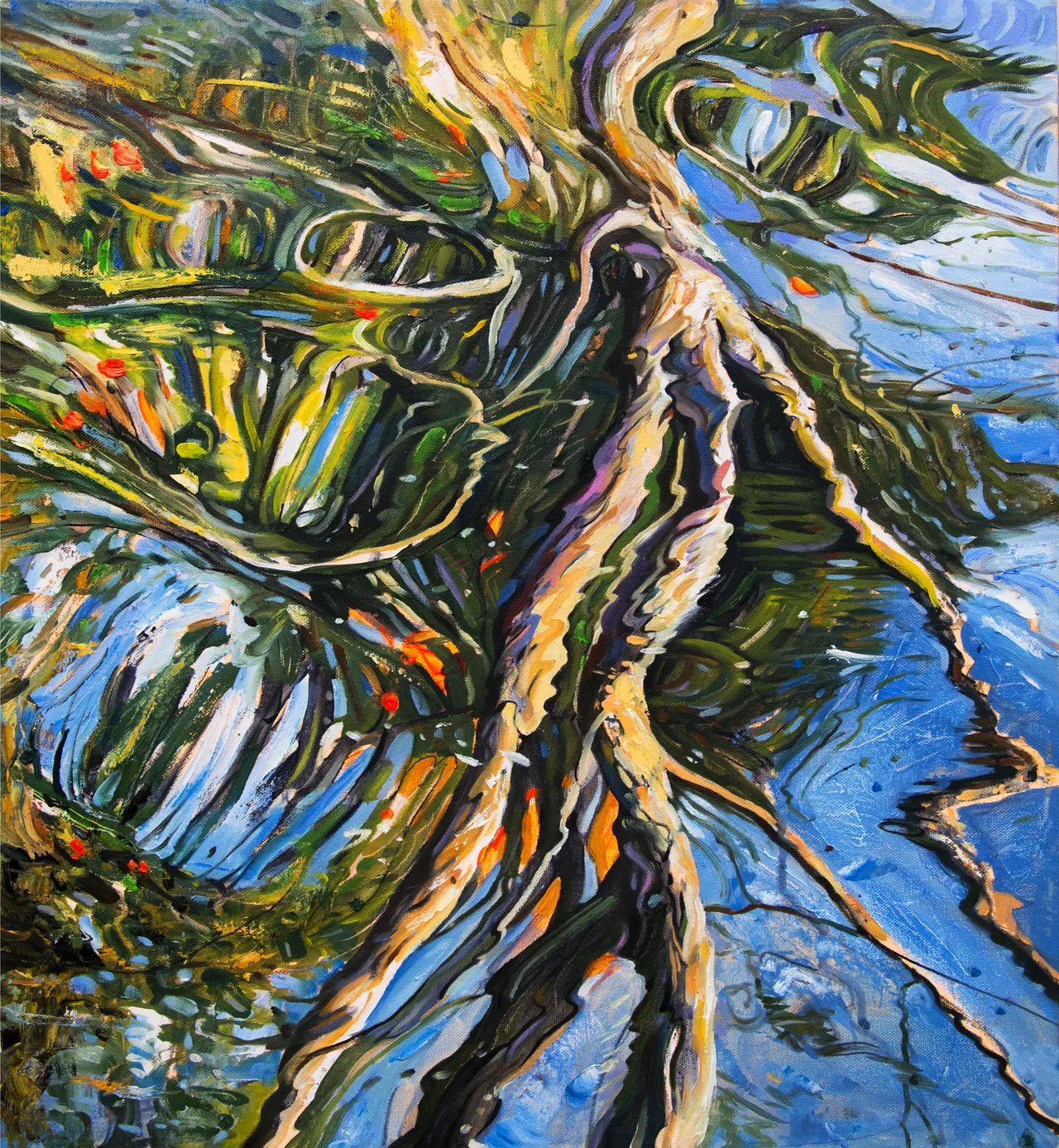 Untitled, 2026, oil on canvas — painting by Luis Alberto Saldaña
