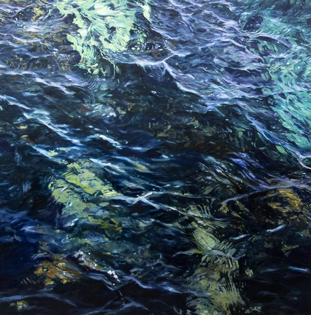 Untitled, 2025, oil on canvas — painting by Luis Alberto Saldaña