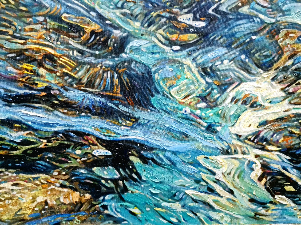 Untitled, 2023, oil on canvas — painting by Luis Alberto Saldaña