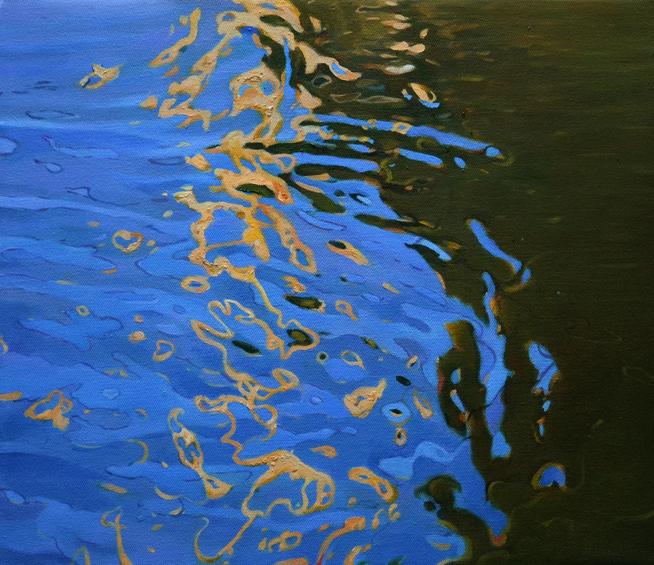 Untitled, 2016, oil on canvas — painting by Luis Alberto Saldaña