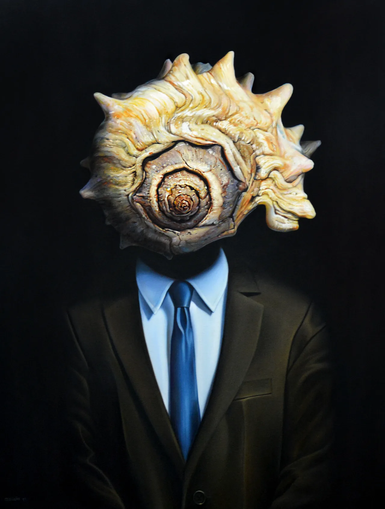 Untitled, 2018–2020, oil on canvas — painting by Luis Alberto Saldaña