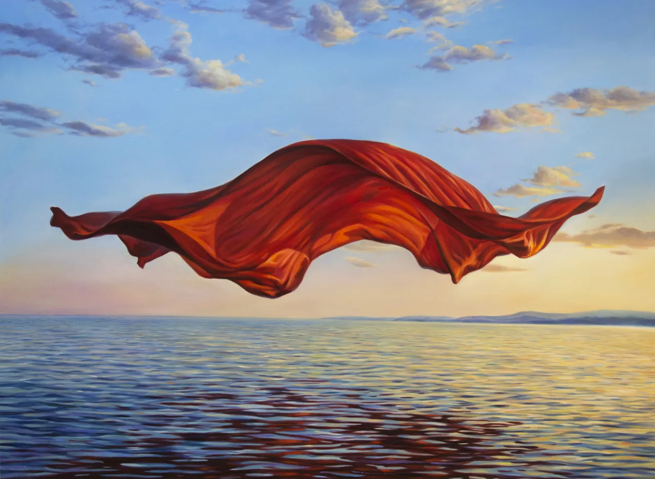 Wind III, 2026, oil on canvas — painting by Luis Alberto Saldaña