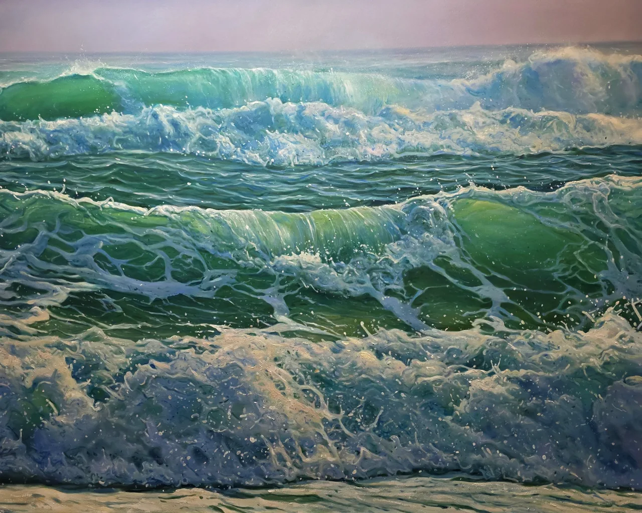 Untitled, 2025, oil on canvas — painting by Luis Alberto Saldaña
