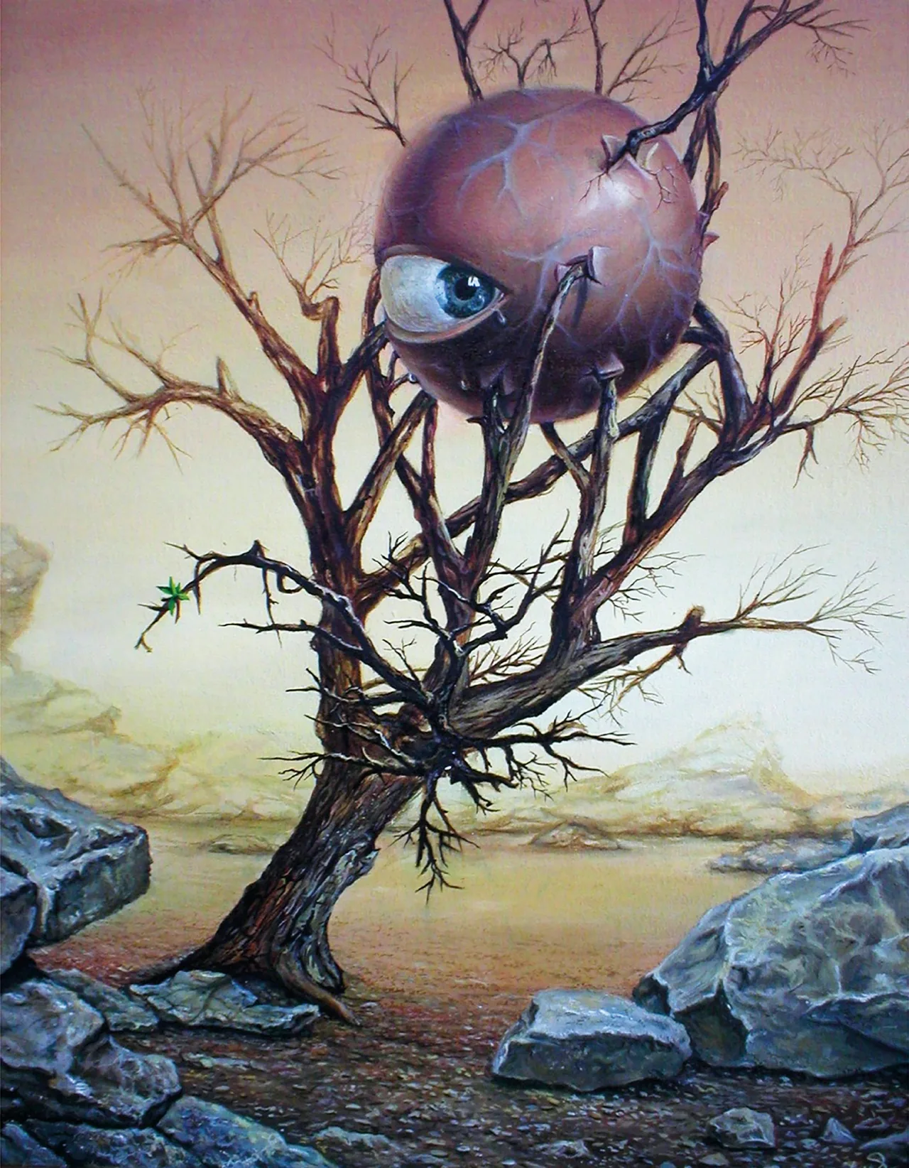 Eyewitness, 2004, oil on canvas — painting by Luis Alberto Saldaña
