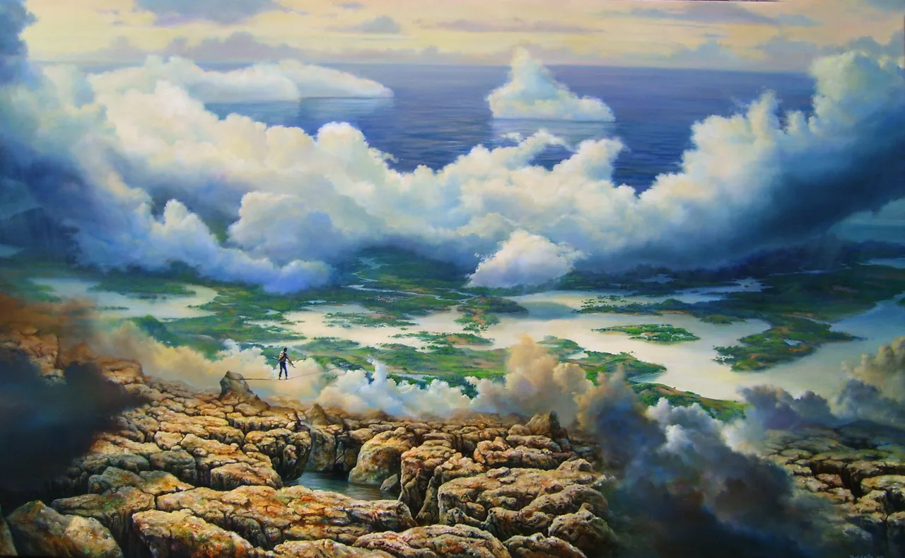 End of Hope, 2008–2011, oil on canvas — painting by Luis Alberto Saldaña