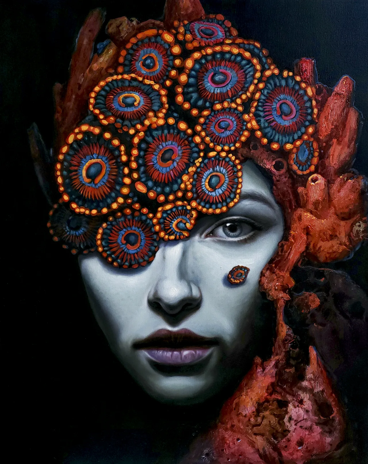 Untitled, 2023, oil on canvas — painting by Luis Alberto Saldaña